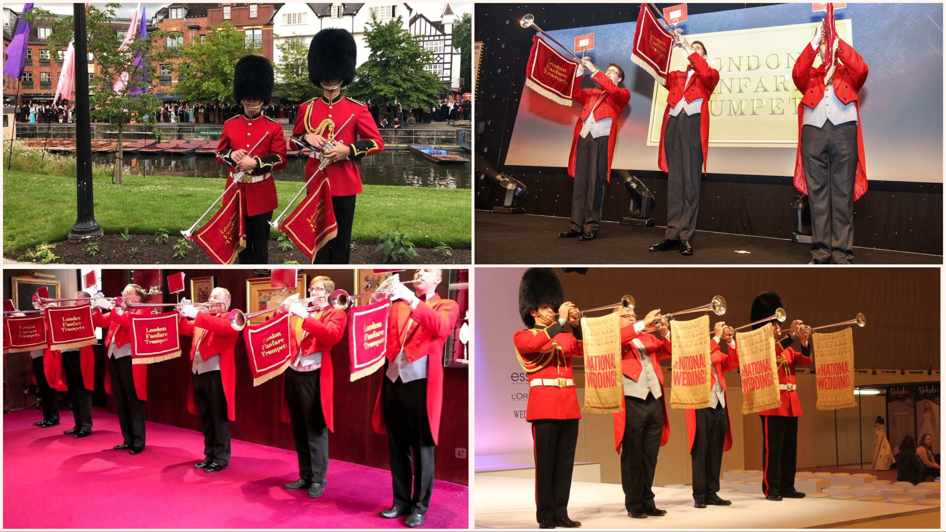 Fanfare Trumpeters excellent for Weddings and Event Announcements